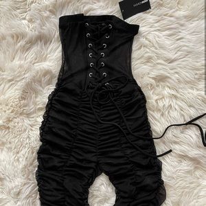 Fashion nova - S - mesh jumpsuit